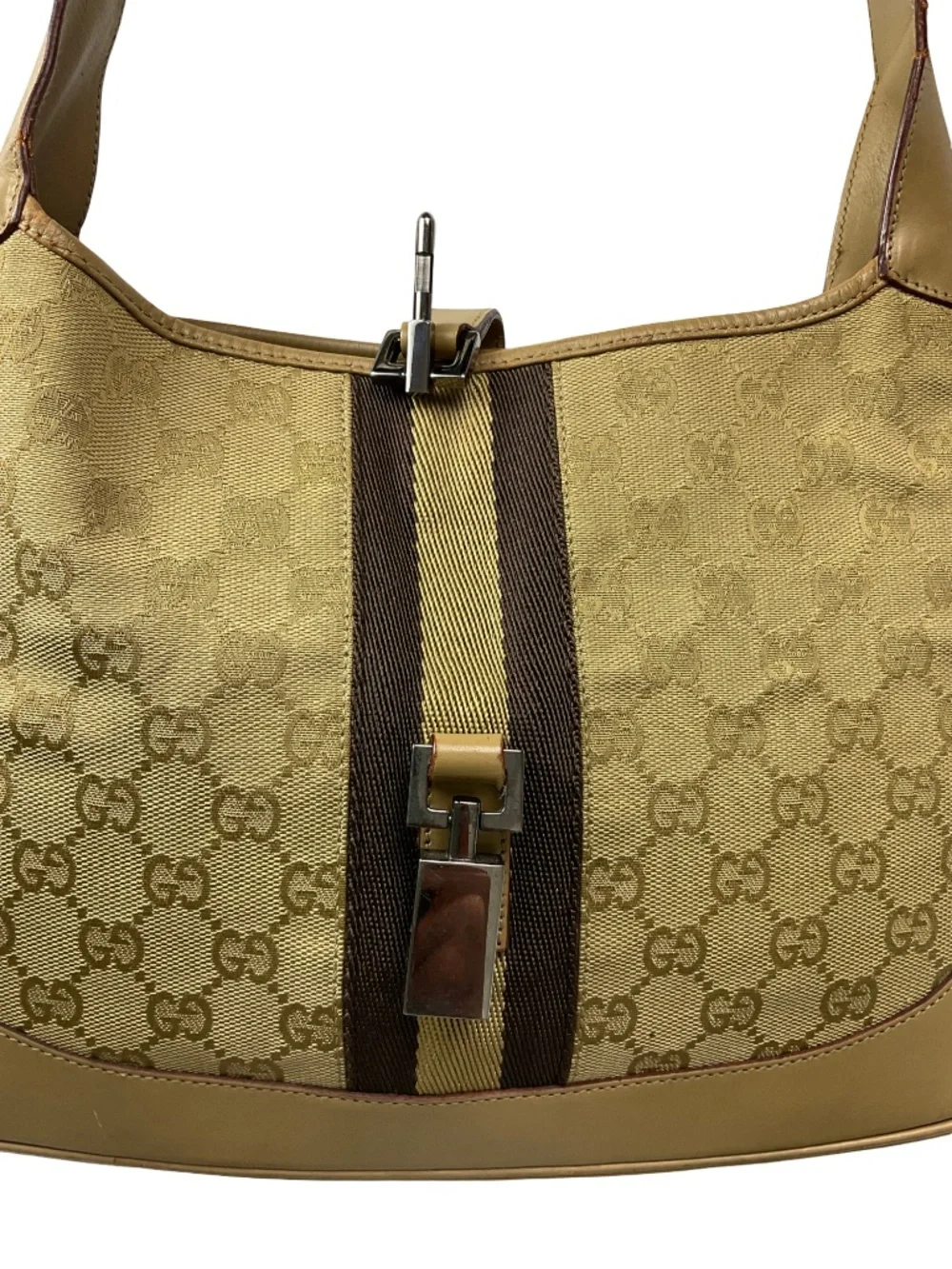 Gucci GG Canvas Jackie Hobo Bag